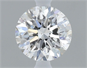 Natural Diamond 0.40 Carats, Round with Very Good Cut, F Color, SI1 Clarity and Certified by GIA