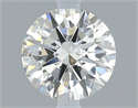 Diamante Natural 0.50 quilates, Redondo , Color J, claridad SI1 y certificado GIA