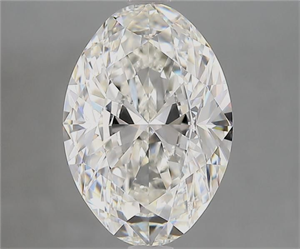 Picture of Natural Diamond 3.01 Carats, Oval with  Cut, H Color, VVS2 Clarity and Certified by GIA