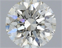 Natural Diamond 0.50 Carats, Round with Very Good Cut, I Color, SI2 Clarity and Certified by IGI