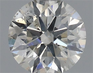 Picture of Natural Diamond 0.51 Carats, Round with Excellent Cut, J Color, SI2 Clarity and Certified by IGI