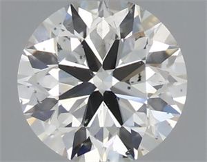 Picture of Natural Diamond 0.46 Carats, Round with Excellent Cut, H Color, SI1 Clarity and Certified by IGI