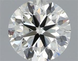 Picture of Natural Diamond 0.71 Carats, Round with Excellent Cut, H Color, SI2 Clarity and Certified by IGI