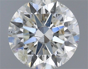 Picture of Natural Diamond 0.70 Carats, Round with Excellent Cut, H Color, SI2 Clarity and Certified by IGI