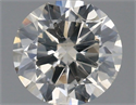 Natural Diamond 0.50 Carats, Round with Excellent Cut, J Color, SI2 Clarity and Certified by IGI