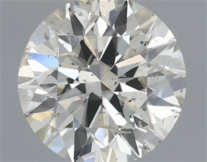 Picture of Natural Diamond 0.50 Carats, Round with Excellent Cut, J Color, SI2 Clarity and Certified by IGI