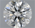 Natural Diamond 0.51 Carats, Round with Excellent Cut, J Color, SI2 Clarity and Certified by IGI