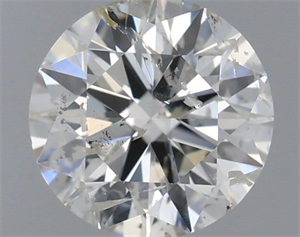 Picture of Natural Diamond 0.51 Carats, Round with Excellent Cut, J Color, SI2 Clarity and Certified by IGI