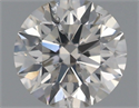 Natural Diamond 0.52 Carats, Round with Excellent Cut, J Color, SI2 Clarity and Certified by IGI