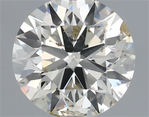 Picture of Natural Diamond 0.50 Carats, Round with Excellent Cut, J Color, SI2 Clarity and Certified by IGI