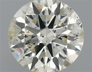 Picture of Natural Diamond 0.50 Carats, Round with Excellent Cut, J Color, SI2 Clarity and Certified by IGI