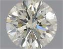 Natural Diamond 0.50 Carats, Round with Very Good Cut, K Color, SI1 Clarity and Certified by IGI