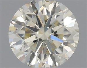 Picture of Natural Diamond 0.50 Carats, Round with Very Good Cut, K Color, SI1 Clarity and Certified by IGI