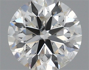 Picture of Natural Diamond 0.40 Carats, Round with Excellent Cut, G Color, SI2 Clarity and Certified by IGI