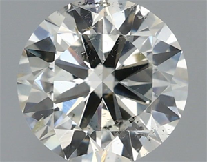 Picture of Natural Diamond 0.71 Carats, Round with Very Good Cut, I Color, SI2 Clarity and Certified by IGI