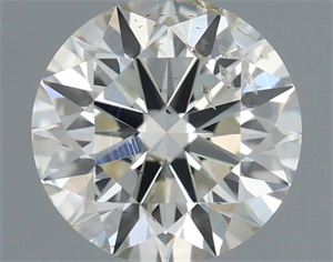 Picture of Natural Diamond 0.70 Carats, Round with Excellent Cut, I Color, SI2 Clarity and Certified by IGI