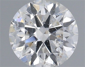 Picture of Natural Diamond 0.51 Carats, Round with Excellent Cut, F Color, SI2 Clarity and Certified by IGI