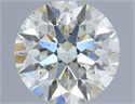 Natural Diamond 0.75 Carats, Round with Excellent Cut, J Color, SI1 Clarity and Certified by IGI