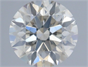 Natural Diamond 0.70 Carats, Round with Excellent Cut, K Color, SI2 Clarity and Certified by IGI