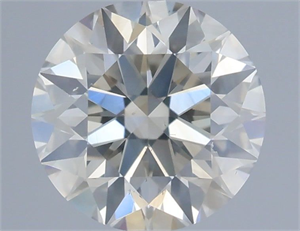 Picture of Natural Diamond 0.70 Carats, Round with Excellent Cut, K Color, SI2 Clarity and Certified by IGI