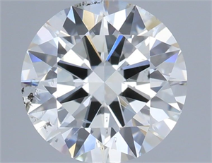 Picture of Natural Diamond 0.70 Carats, Round with Excellent Cut, G Color, SI2 Clarity and Certified by IGI