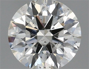 Picture of Natural Diamond 0.41 Carats, Round with Excellent Cut, I Color, SI1 Clarity and Certified by IGI