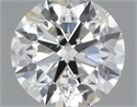 Natural Diamond 0.40 Carats, Round with Excellent Cut, G Color, SI2 Clarity and Certified by IGI