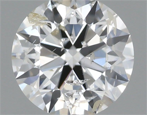 Picture of Natural Diamond 0.40 Carats, Round with Excellent Cut, G Color, SI2 Clarity and Certified by IGI