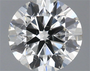 Picture of Natural Diamond 0.40 Carats, Round with Excellent Cut, G Color, SI2 Clarity and Certified by IGI