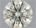 Natural Diamond 0.40 Carats, Round with Excellent Cut, M Color, SI1 Clarity and Certified by IGI