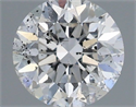 Natural Diamond 0.50 Carats, Round with Very Good Cut, E Color, SI2 Clarity and Certified by IGI