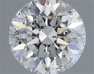 Picture of Natural Diamond 0.50 Carats, Round with Very Good Cut, E Color, SI2 Clarity and Certified by IGI