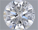 Natural Diamond 0.51 Carats, Round with Excellent Cut, D Color, SI2 Clarity and Certified by IGI