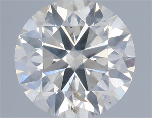 Picture of Natural Diamond 0.60 Carats, Round with Excellent Cut, J Color, SI2 Clarity and Certified by IGI