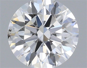 Picture of Natural Diamond 0.50 Carats, Round with Excellent Cut, E Color, SI2 Clarity and Certified by IGI