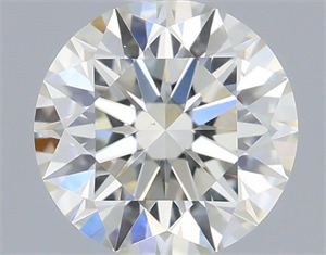Picture of Natural Diamond 0.43 Carats, Round with Excellent Cut, H Color, VS2 Clarity and Certified by IGI