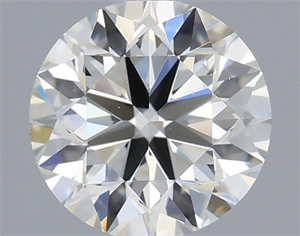 Picture of Natural Diamond 0.40 Carats, Round with Excellent Cut, H Color, VS2 Clarity and Certified by IGI