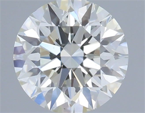 Picture of Natural Diamond 0.42 Carats, Round with Excellent Cut, H Color, VS2 Clarity and Certified by IGI