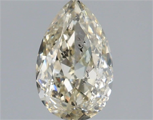 Picture of Natural Diamond 1.53 Carats, Pear with  Cut, L Color, SI2 Clarity and Certified by IGI