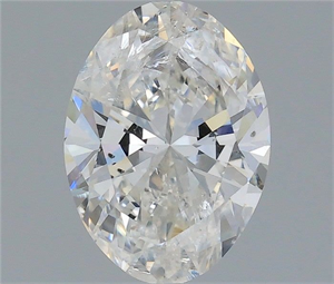 Picture of Natural Diamond 1.55 Carats, Oval with  Cut, H Color, I1 Clarity and Certified by IGI