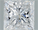 Natural Diamond 2.01 Carats, Princess with  Cut, G Color, I1 Clarity and Certified by IGI