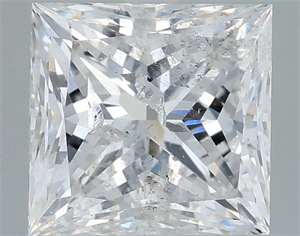 Picture of Natural Diamond 2.01 Carats, Princess with  Cut, G Color, I1 Clarity and Certified by IGI