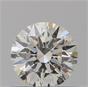 Natural Diamond 0.45 Carats, Round with Excellent Cut, I Color, SI1 Clarity and Certified by GIA