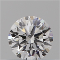 Natural Diamond 0.43 Carats, Round with Excellent Cut, D Color, VVS2 Clarity and Certified by GIA