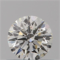 Natural Diamond 0.44 Carats, Round with Excellent Cut, I Color, SI1 Clarity and Certified by GIA
