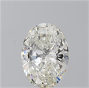 Diamante Natural 5.01 quilates, Ovalado , Color J, claridad SI2 y certificado GIA