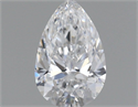 Diamante Natural 0.73 quilates, De pera , Color D, claridad VS2 y certificado GIA