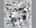 Natural Diamond 1.54 Carats, Princess with  Cut, F Color, VVS1 Clarity and Certified by GIA