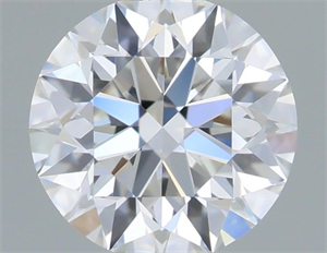 Picture of Natural Diamond 0.45 Carats, Round with Excellent Cut, H Color, VVS1 Clarity and Certified by GIA
