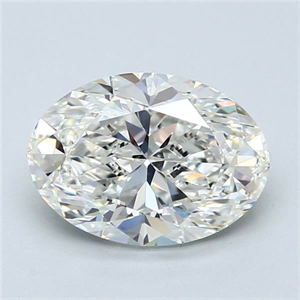 Picture of Natural Diamond 3.01 Carats, Oval with  Cut, H Color, VVS1 Clarity and Certified by GIA